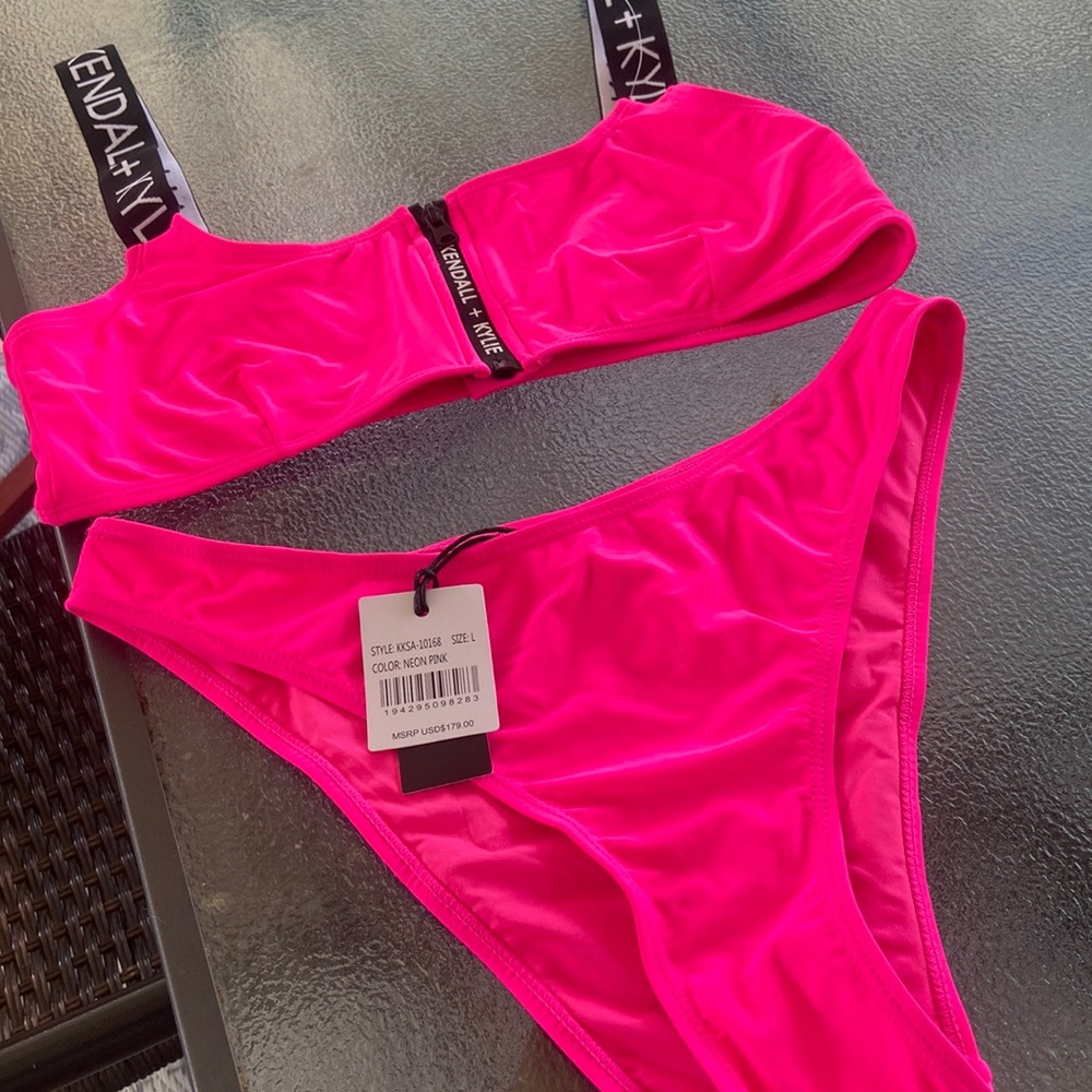 Kendall Kyle hot pink nwt two piece!